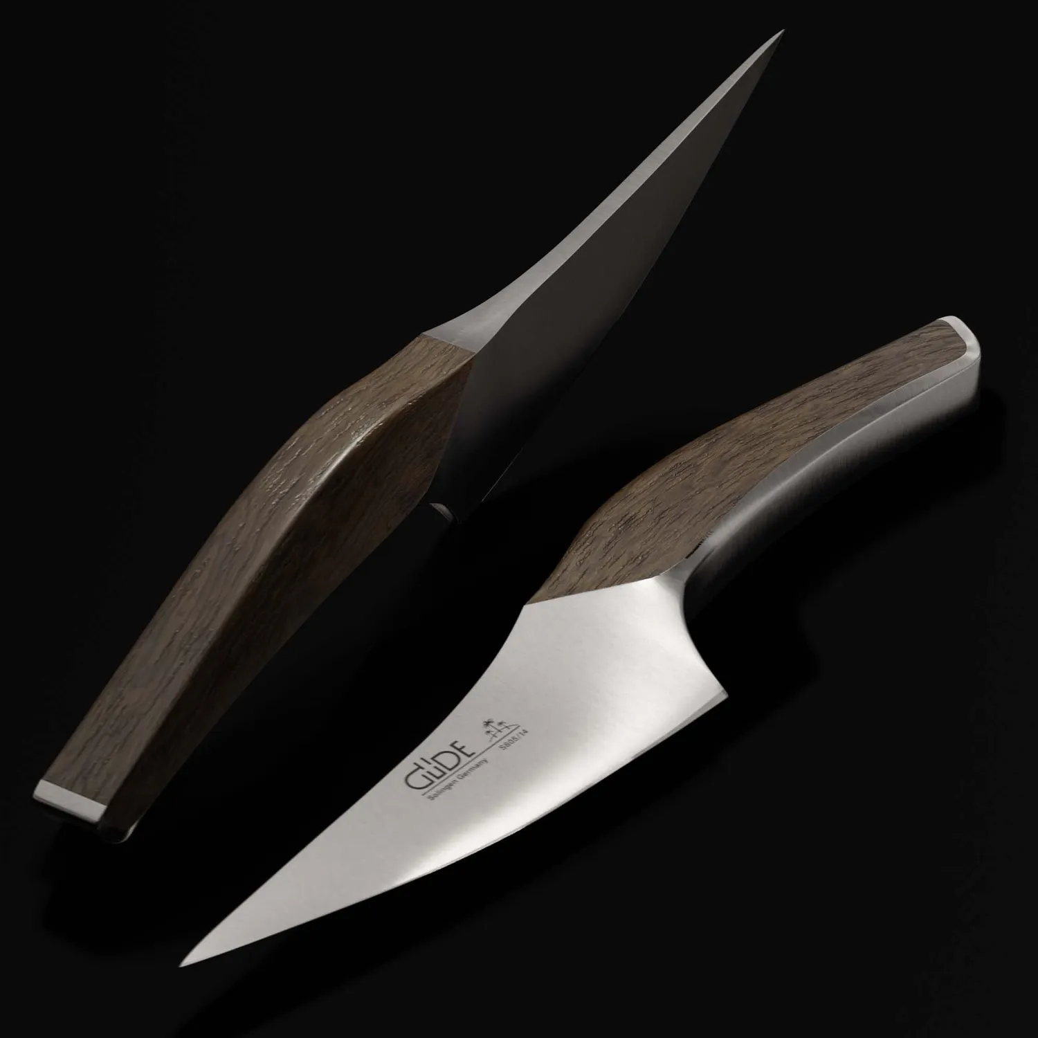 Franz Güde Synchros coltello cucina forgiato 14 cm quercia
