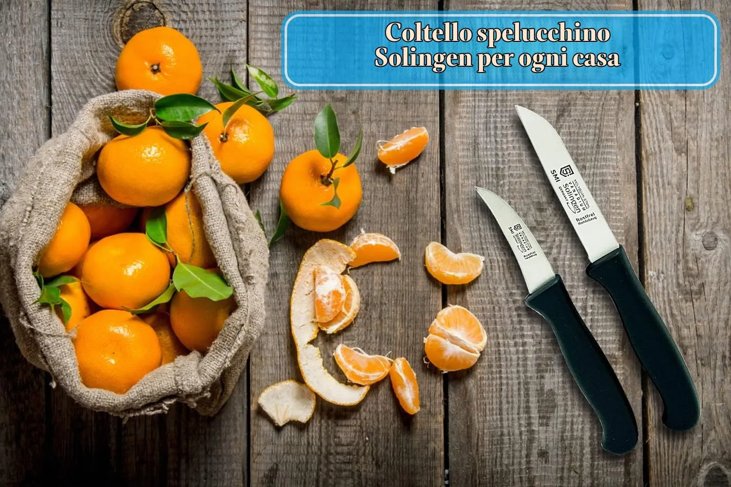 SMI Set 2 Spelucchini Solingen Nero Acciaio Tedesco