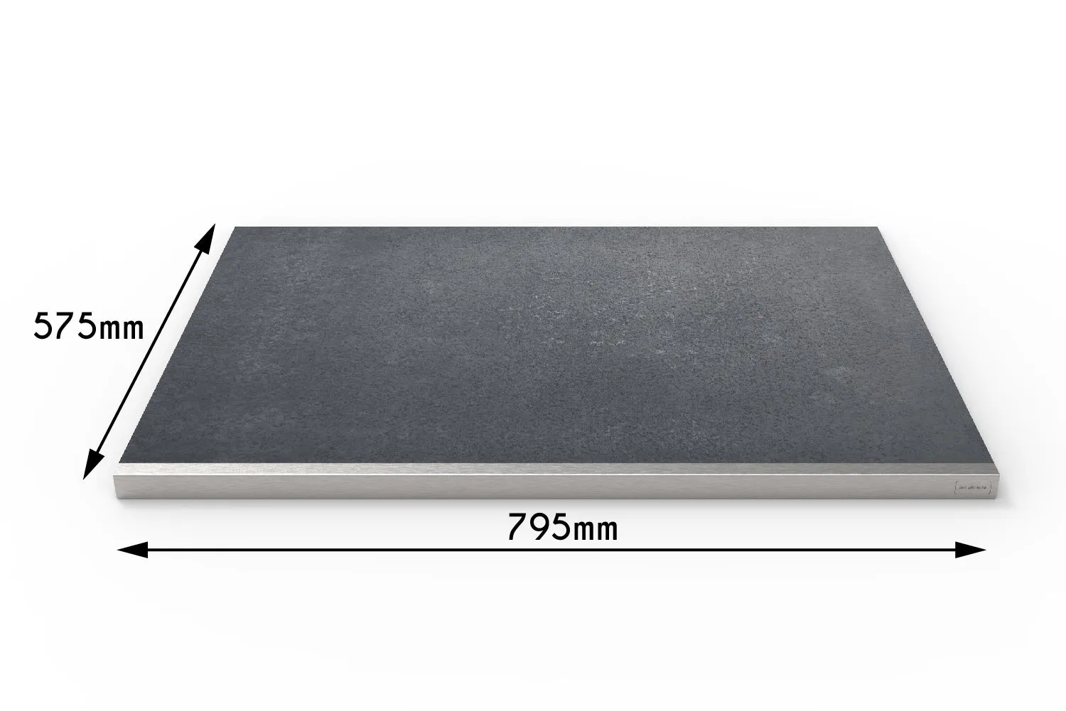 Pro Planche Top 800 tagliere copripiano nero extra large
