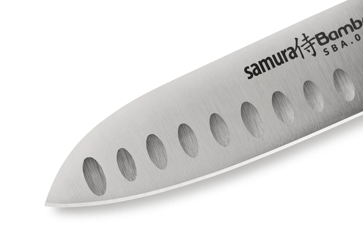 Samura Bamboo Santoku Coltello 137 mm alveolato