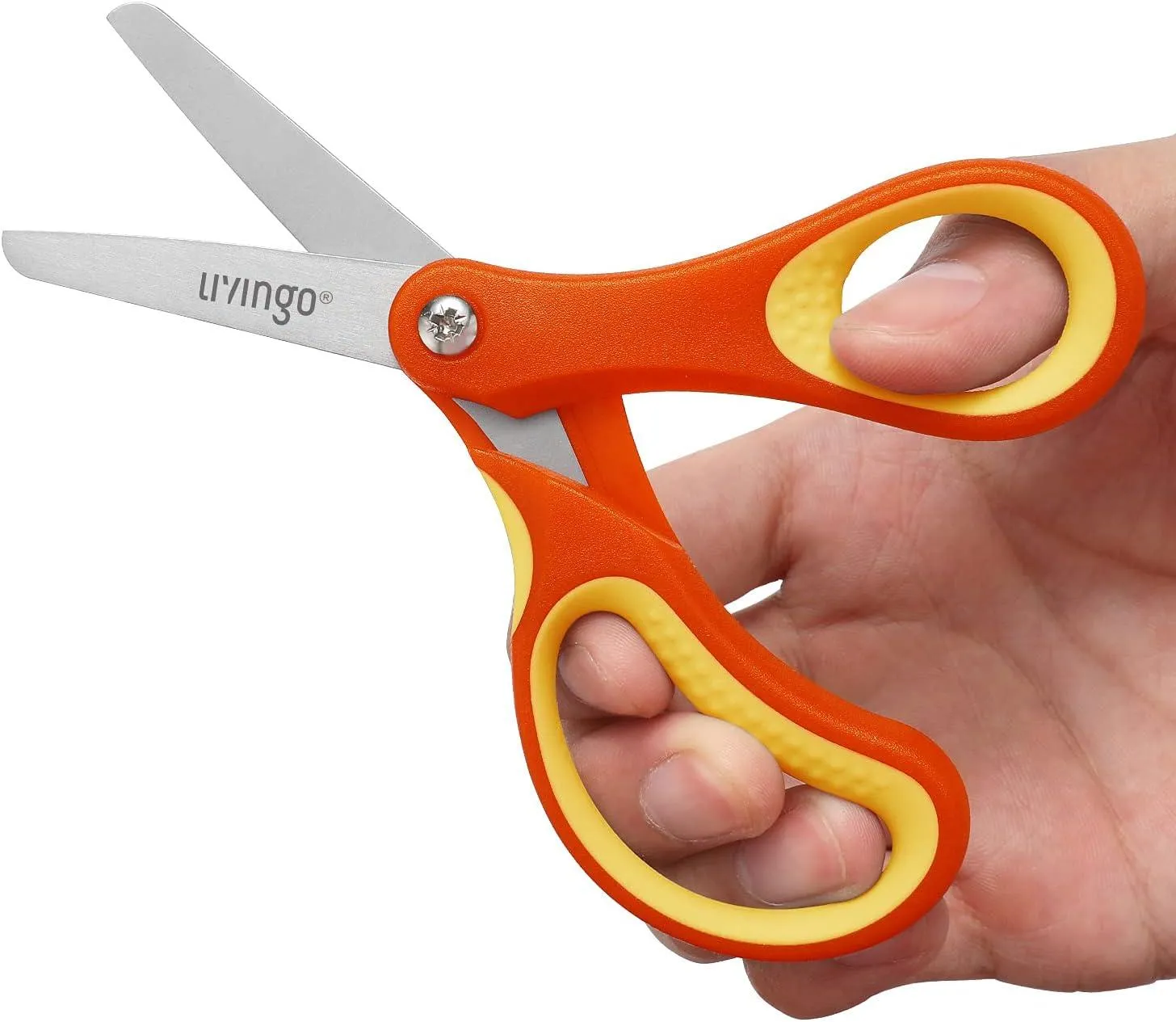 LIVINGO forbici bambini 5" punta tonda 3 pezzi