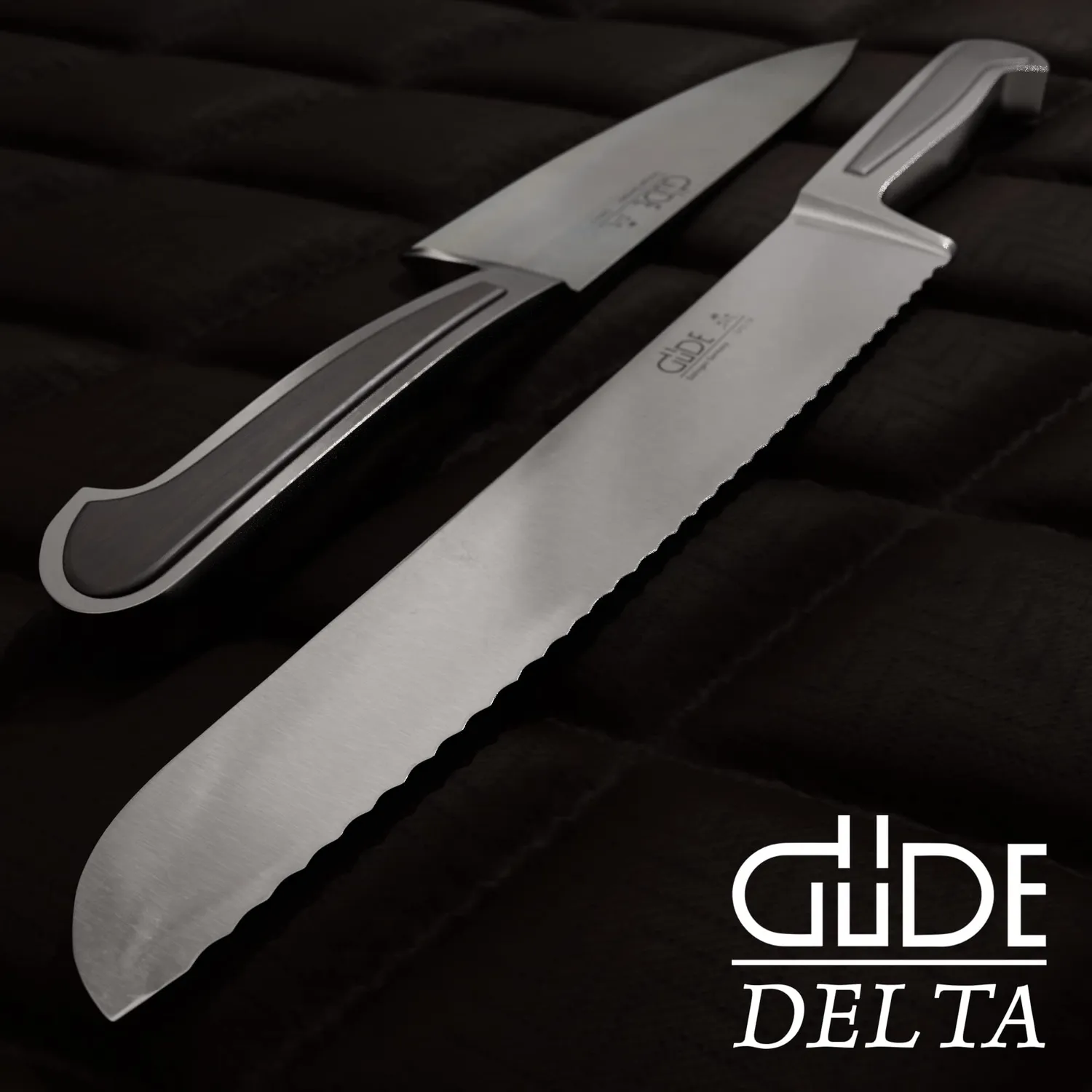 Güde Delta Coltello Pane Forgiato 26 cm Granadilla