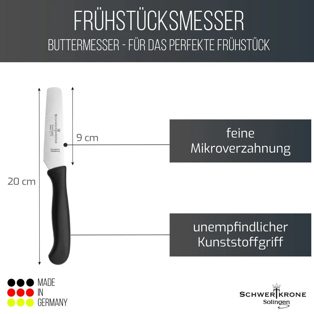 Schwertkrone MK22102 coltello pane microdentato