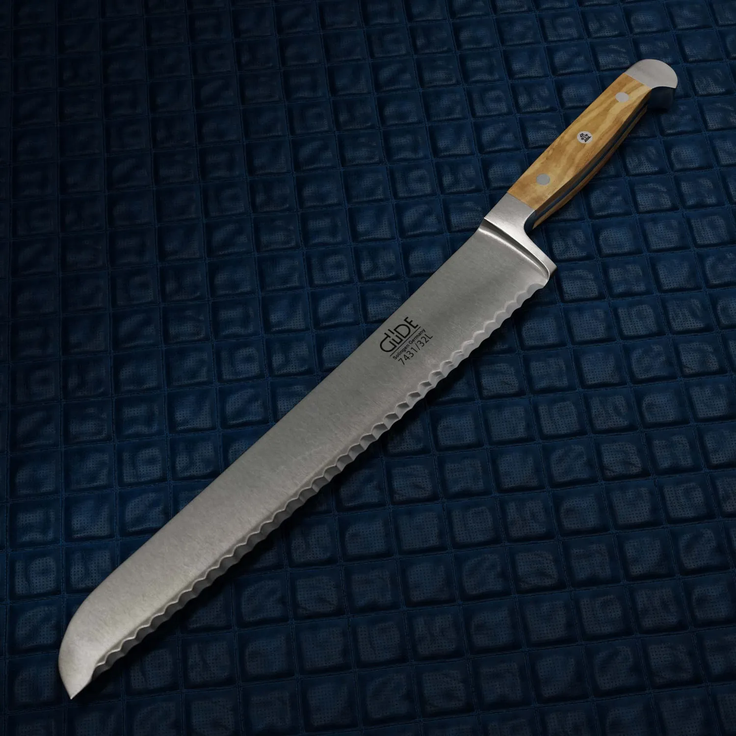 Güde Alpha Olive coltello pane 32 cm ulivo mancini