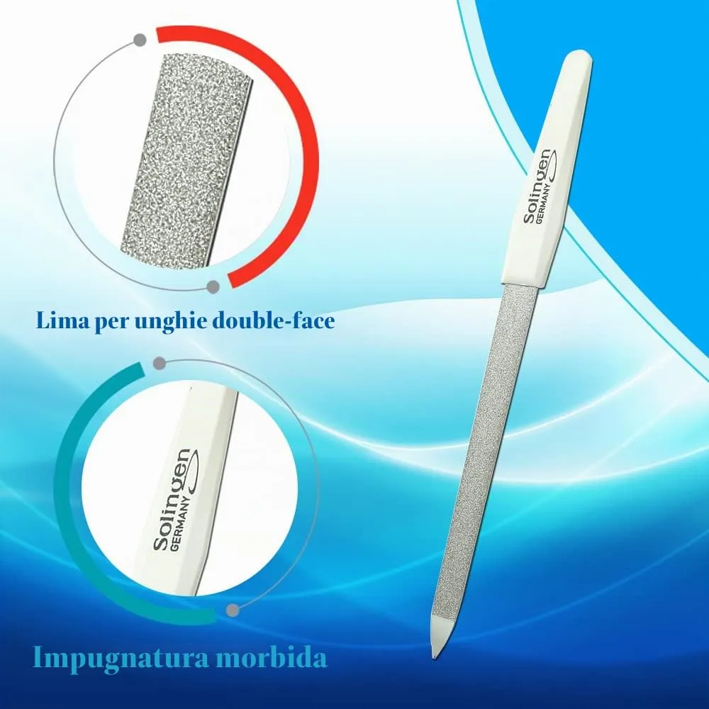 SMI Solingen Set 5 Lime Unghie Zaffiro Doppia Grana