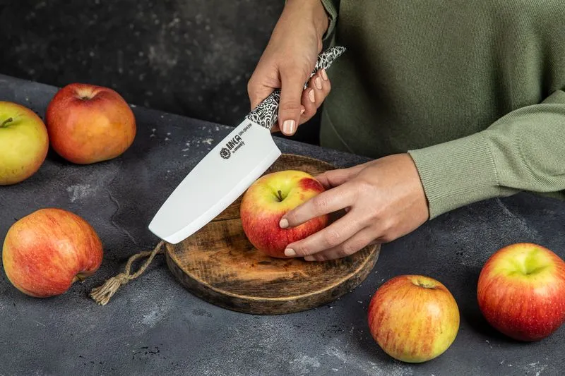 Samura Inca SIN-0043W nakiri ceramica 165 mm bianco