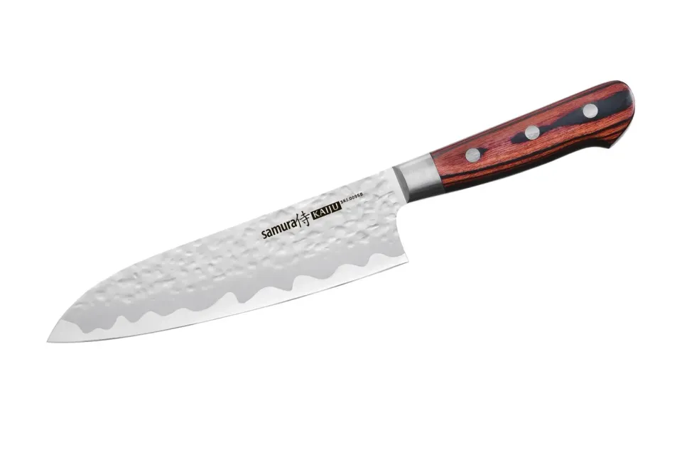 Samura Kaiju SKJ-0095B coltello santoku 180 mm martellato