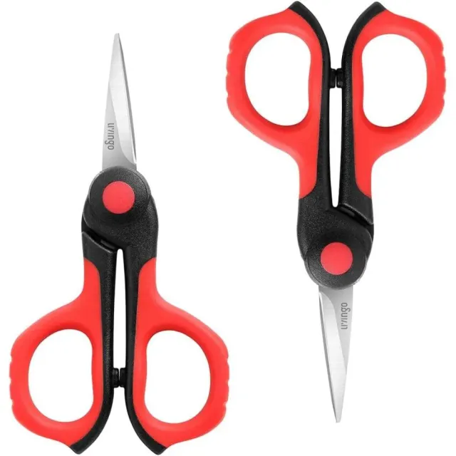 LIVINGO 4.5" Forbicine Ricamo Punta Fine 2 Pezzi