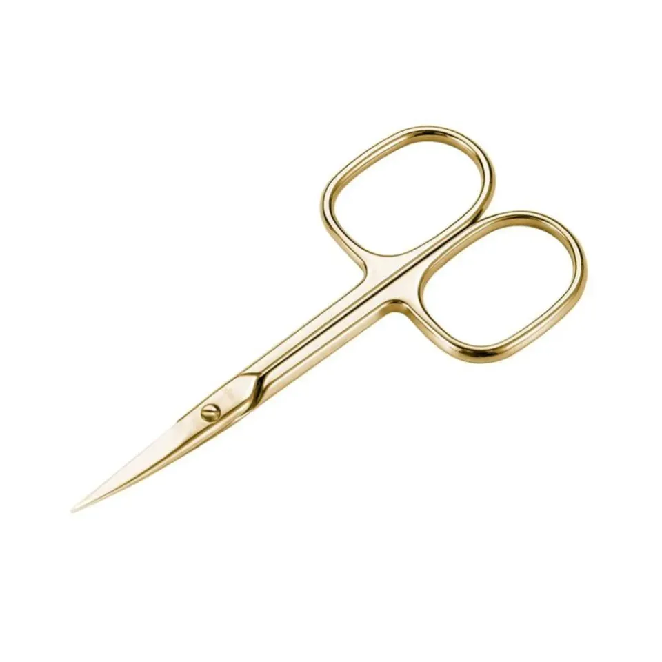 LIVINGO forbicine unghie curve 3,5 pollici oro manicure