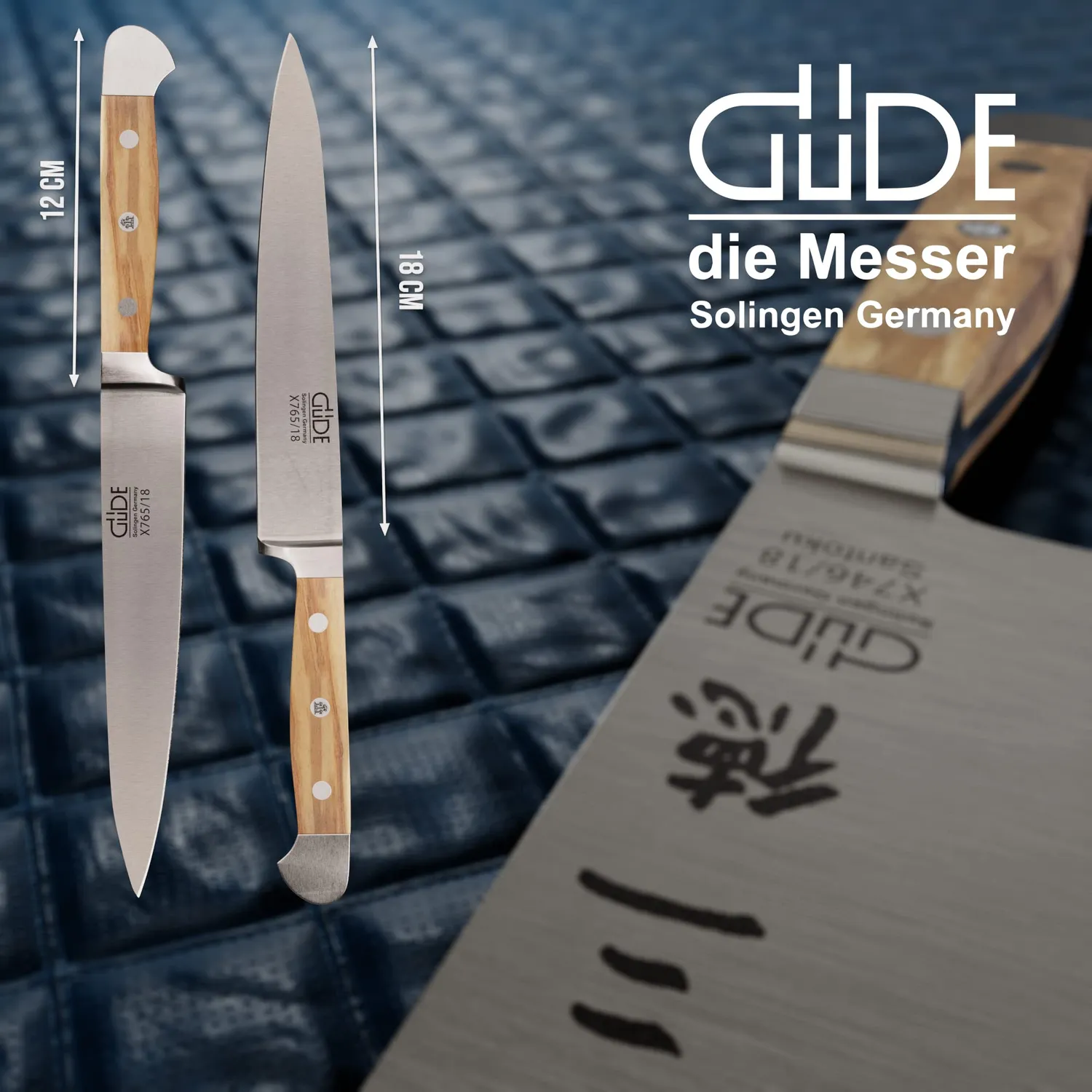Güde Alpha Olive Coltello Filetto 18 cm Legno Ulivo Forgiato