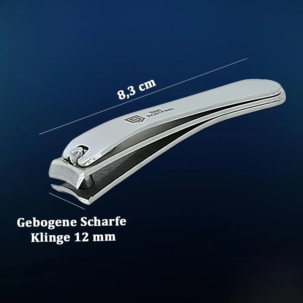 SMI Tagliaunghie Professionale 8,3 cm Curvo Inox