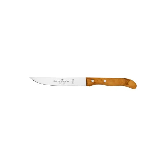 Schwertkrone Olive Classic Universale 5" coltello bistecca olivo lama liscia