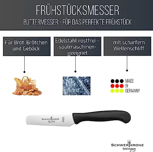 Schwertkrone MK22102 coltello pane microdentato