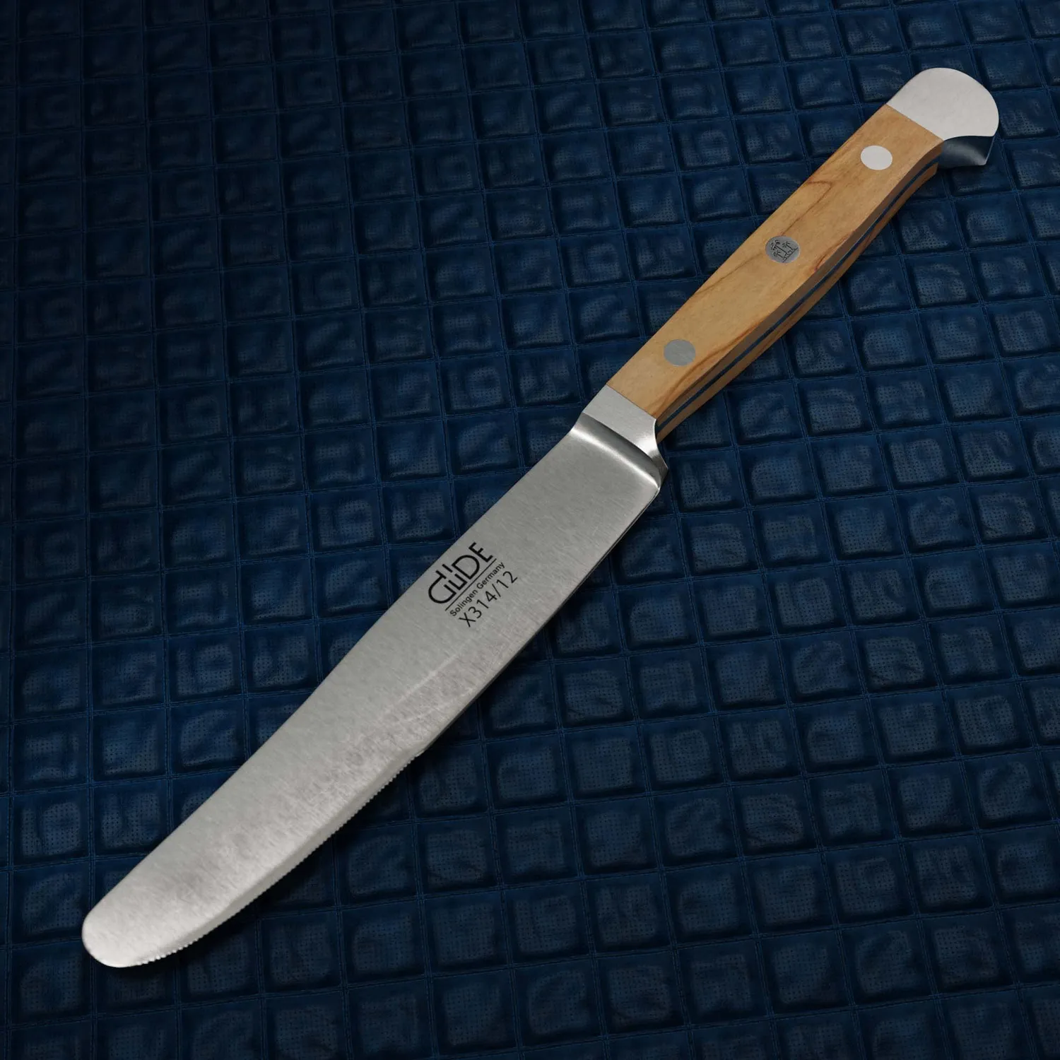 Güde Alpha Olive coltello tavola 12 cm legno ulivo