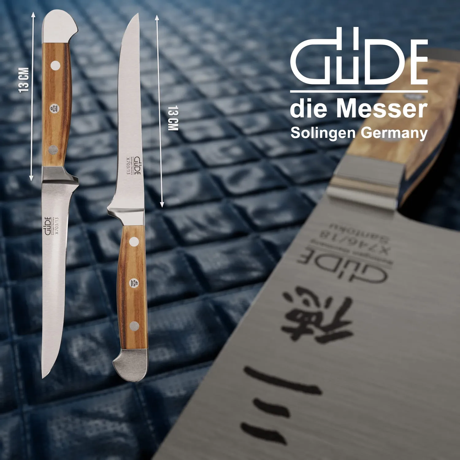 Güde Alpha Olive coltello disosso 13 cm flessibile ulivo