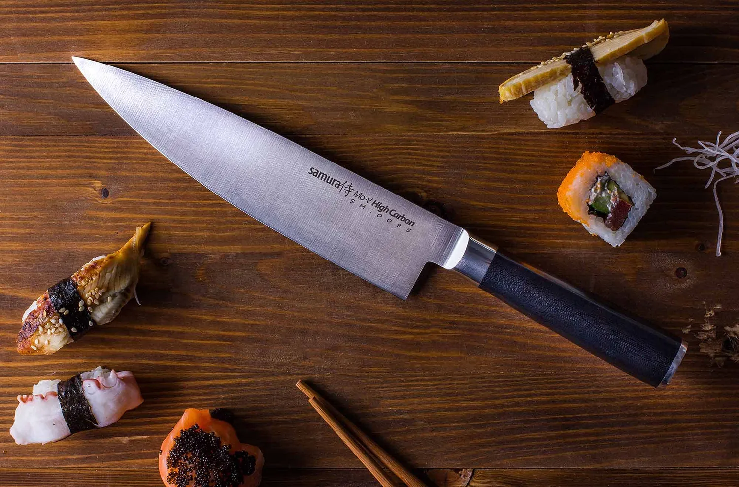 Samura Mo-V SM-0085 coltello chef 200mm con codolo