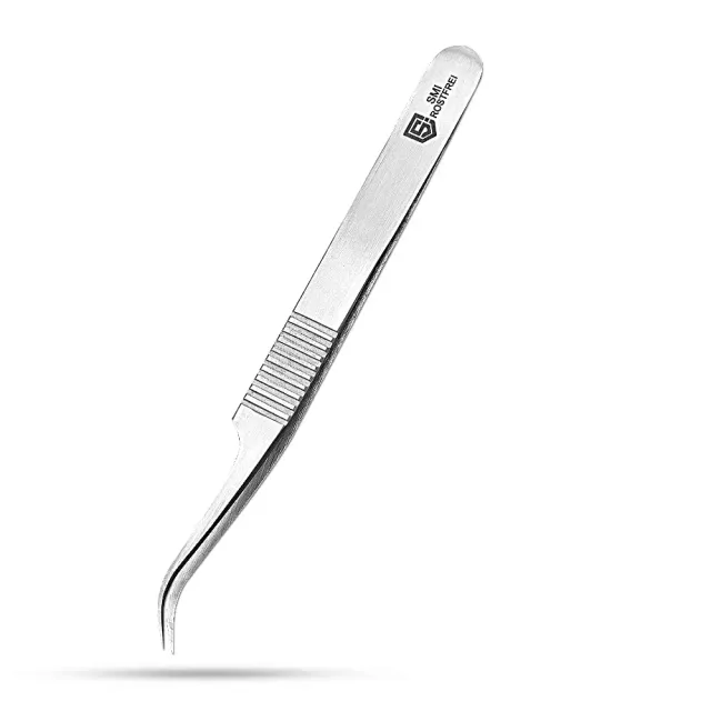 SMI Pinzetta Extension Ciglia Curva 11,5 cm Inox