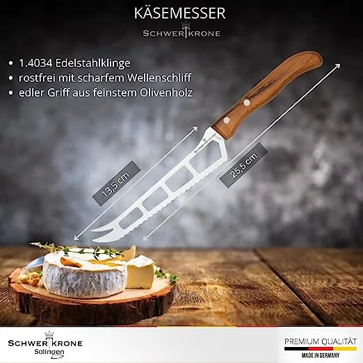 Schwertkrone Olive Classic MO30101 coltello formaggio olivo 13,5 cm