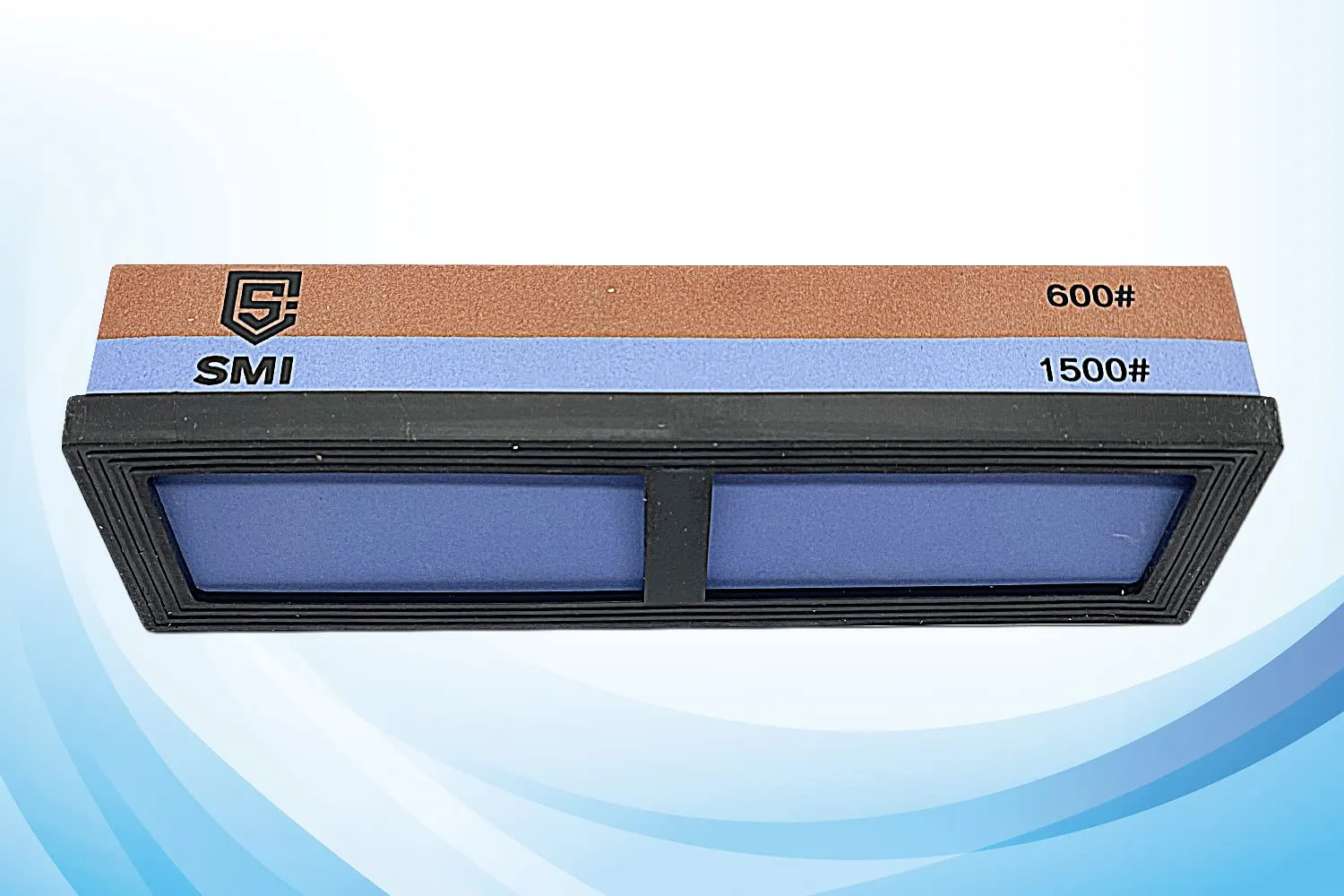 SMI Pietra Affilacoltelli 600/1500 con Base e Guida