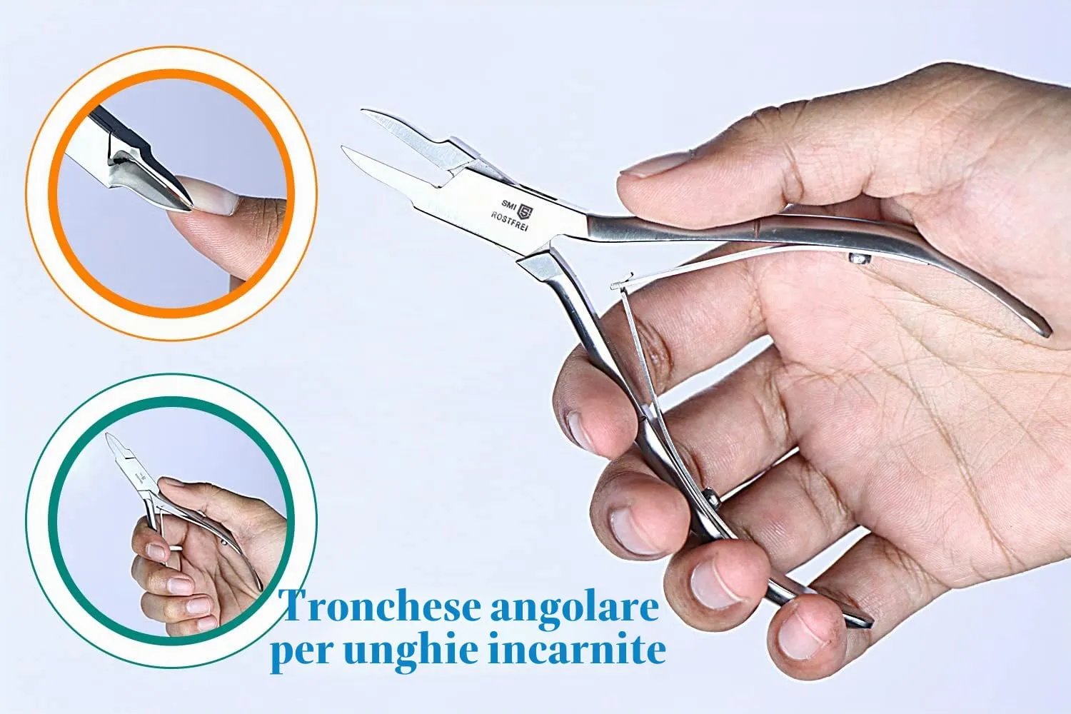 SMI Tronchesino 12,7 cm tagliaunghie precisione punta fine acciaio
