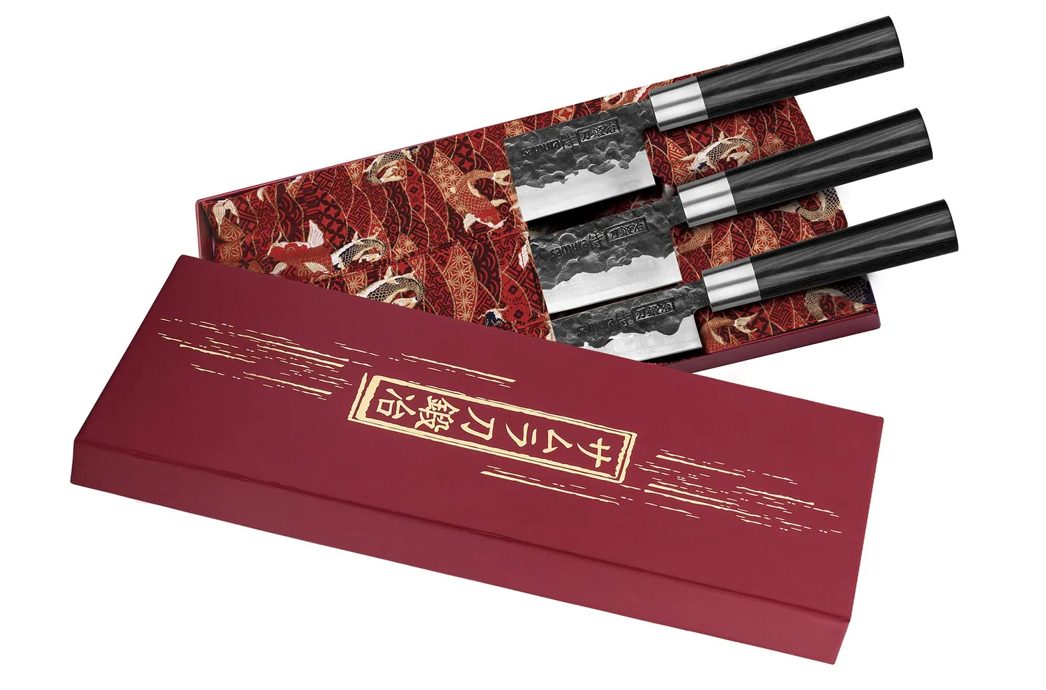 Samura Blacksmith set coltelli 3 pezzi martellati