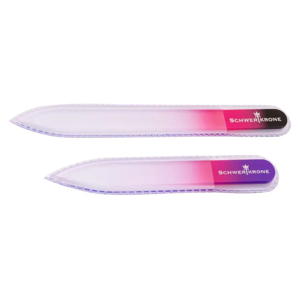 Schwertkrone lima unghie vetro 9+14 cm set 2 pezzi