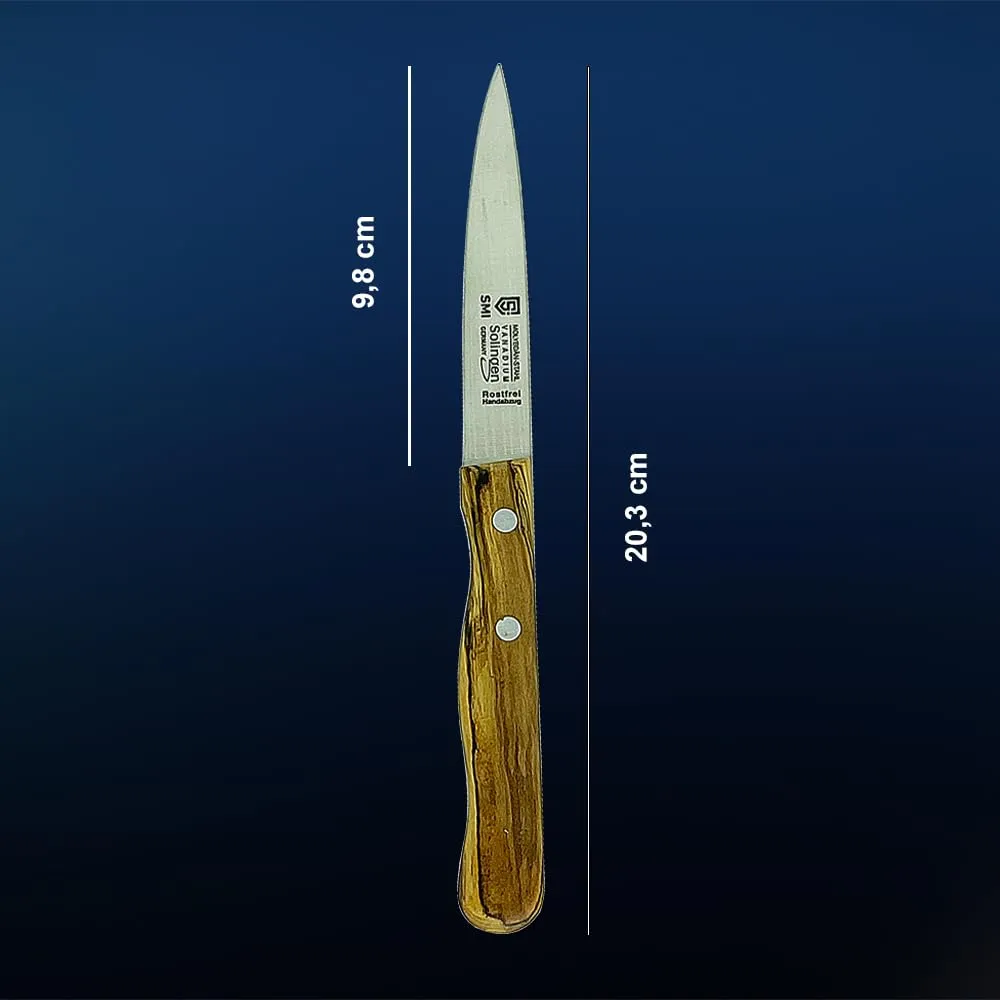 SMI Spelucchino Solingen 9,8 cm Legno Ulivo Dritto