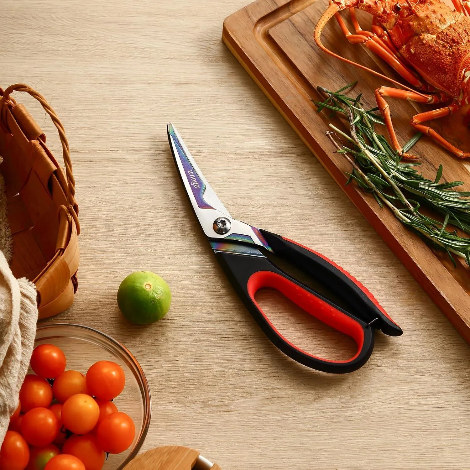 LIVINGO Cesoie Pollo 9.5" Titanio Inox Antiruggine