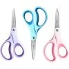LIVINGO Forbici Bambini 6" Punta 3 Pezzi Colorate