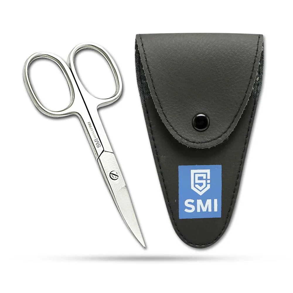 SMI 9,5 cm forbici unghie mancini lama curva