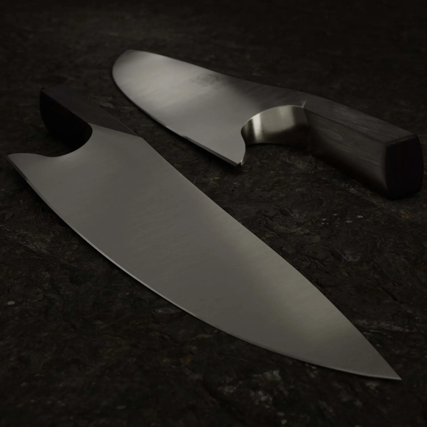 Güde The Knife coltello chef 26 cm granadilla