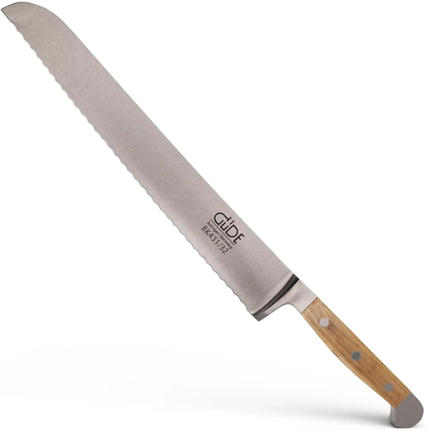 Güde Alpha Olive coltello pane 32 cm ulivo mancini