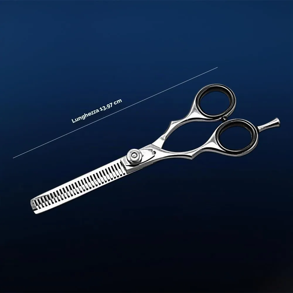 SMI Forbici Sfoltire Mancini 5,5" Acciaio Dentate
