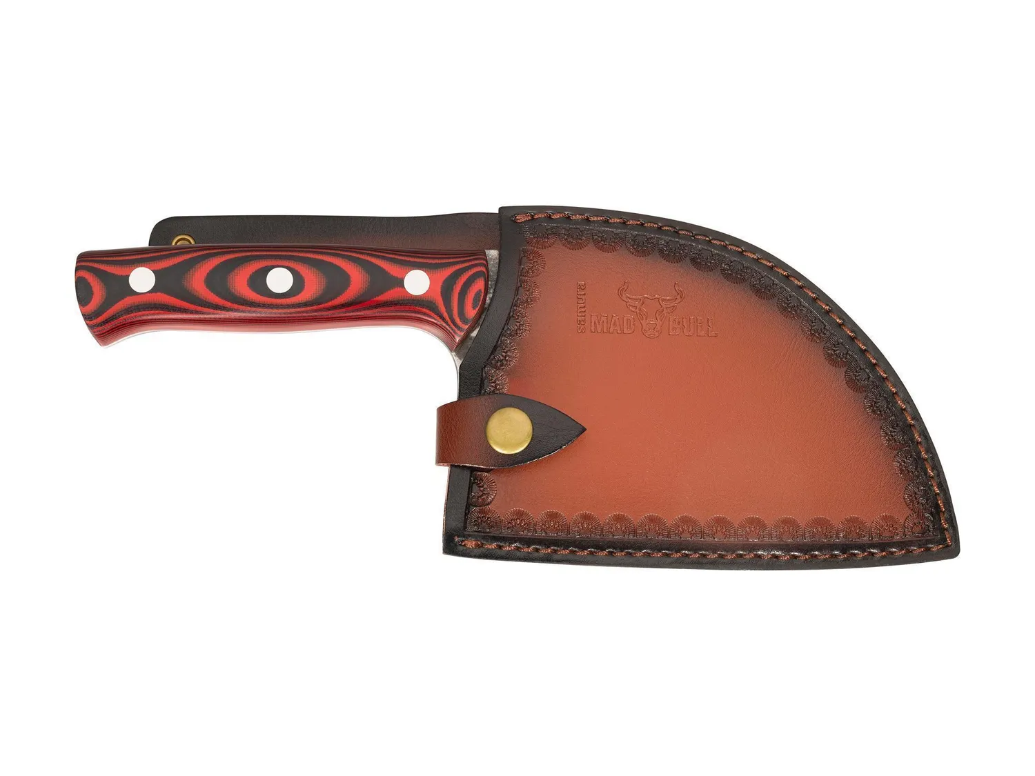 Samura Mad Bull SMB-0041R mannaia serba rossa 145 mm
