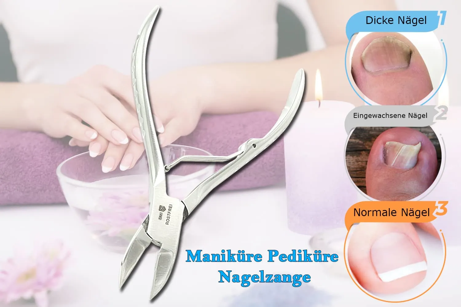 SMI Tronchesino Unghie 12 cm Manicure Pedicure Inox