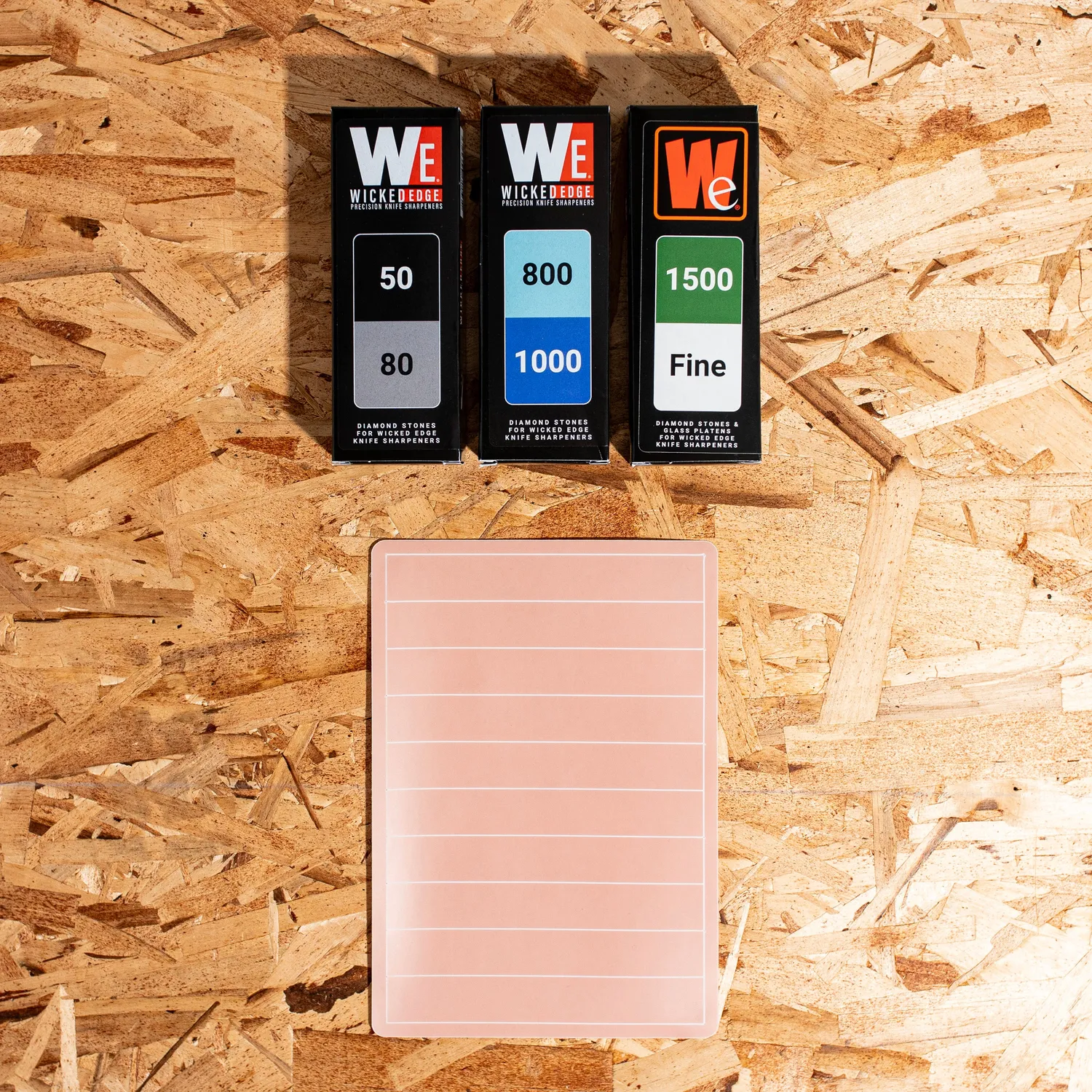 Wicked Edge Edge Kit II Pietre Diamantate 50/80 1500 6u