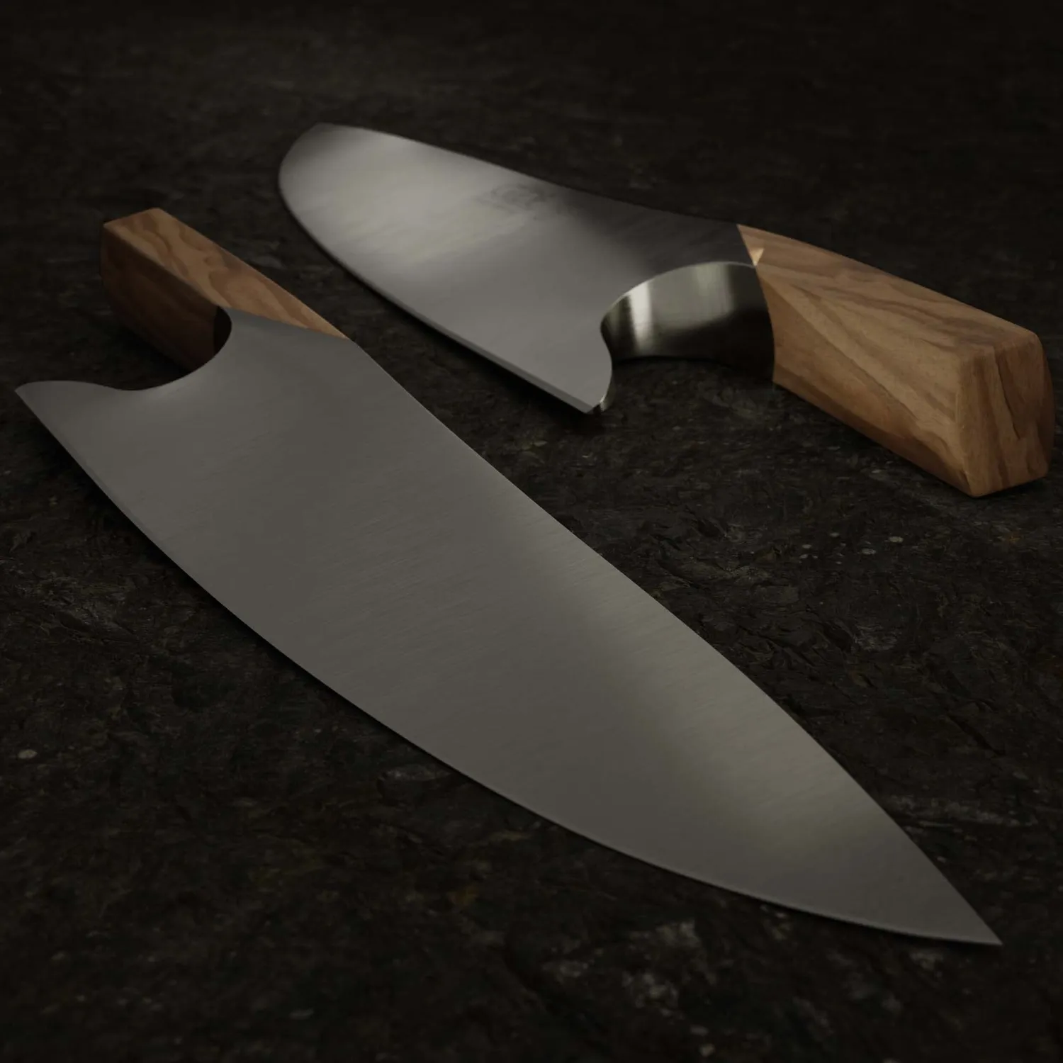 Güde The Knife coltello chef 26 cm legno ulivo