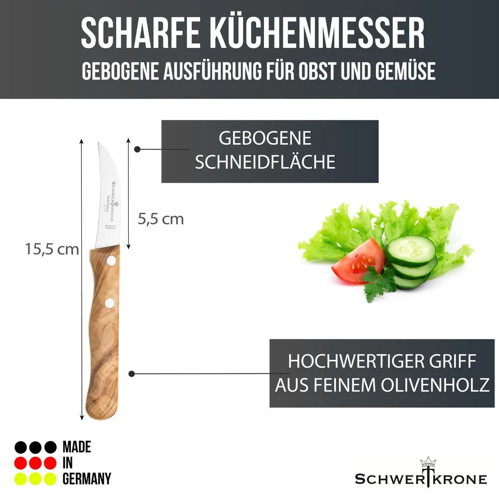 Schwertkrone Olive Classic tornito becco uccello 5,25 cm