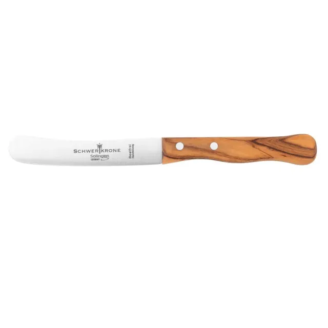 Schwertkrone Olive Classic Coltello da Burro Ulivo 22 cm