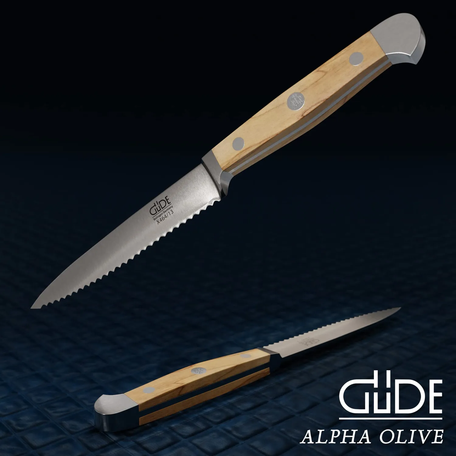 Güde Alpha Olive coltello pomodoro 13 cm ulivo
