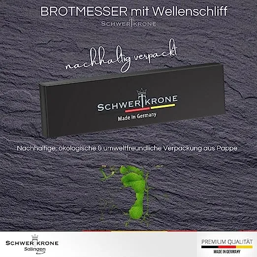 Schwertkrone Olive Classic MO50101 coltello pane 20 cm ulivo
