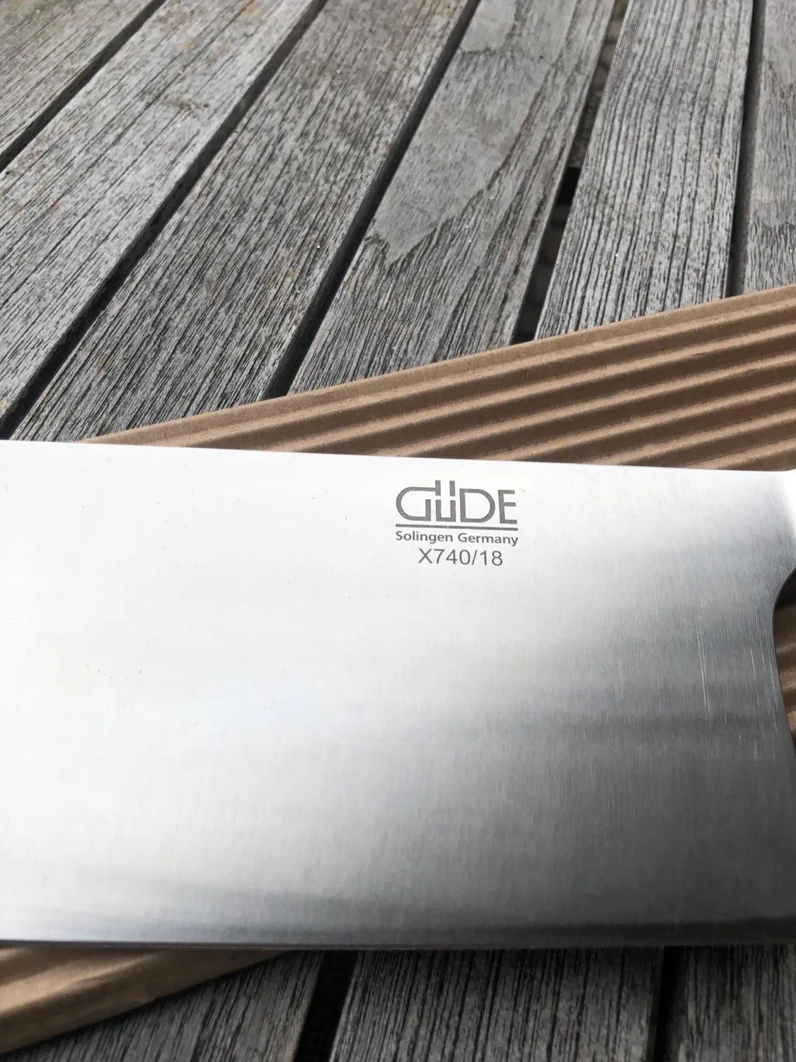 Güde Alpha Olive Mannaia Forgiata 18 cm Ulivo
