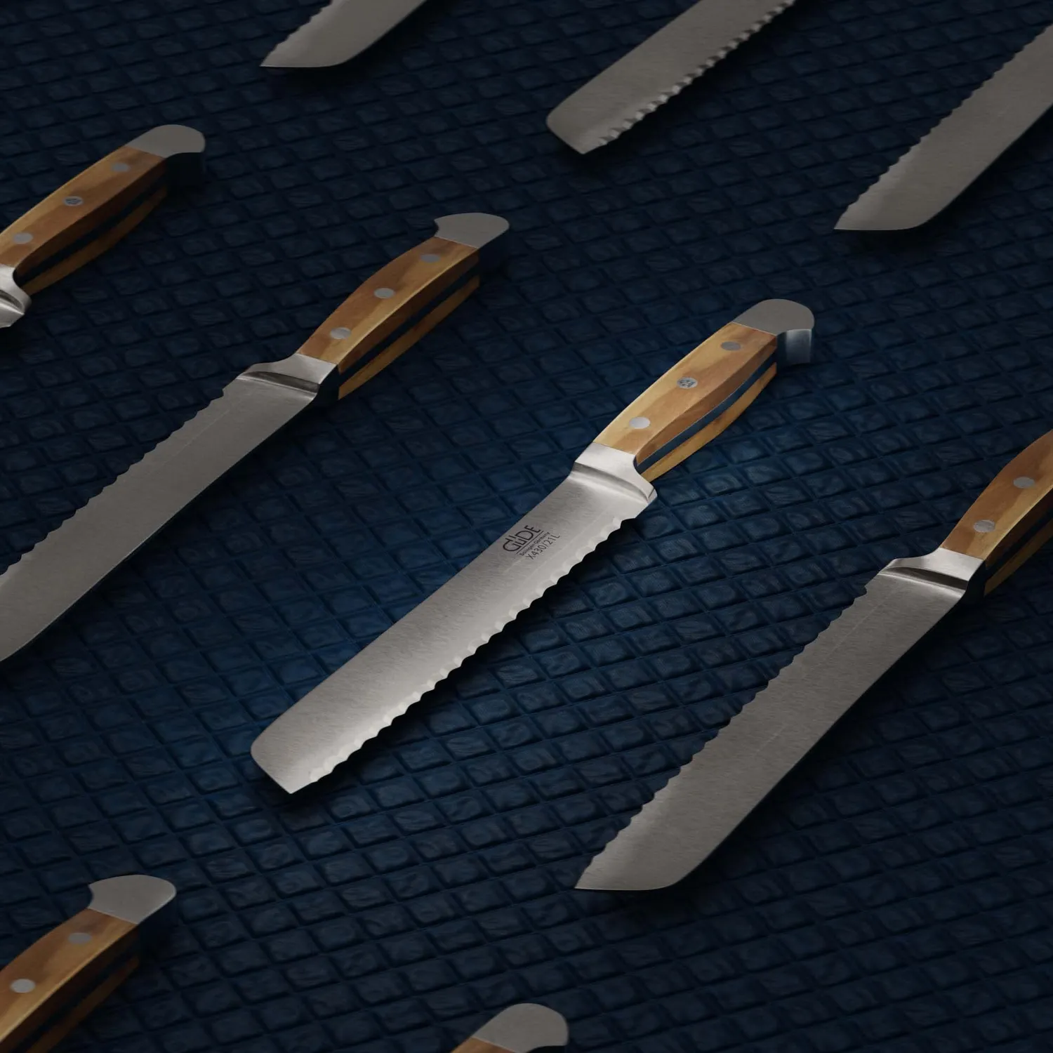 Güde Alpha Olive coltello pane 21 cm per mancini