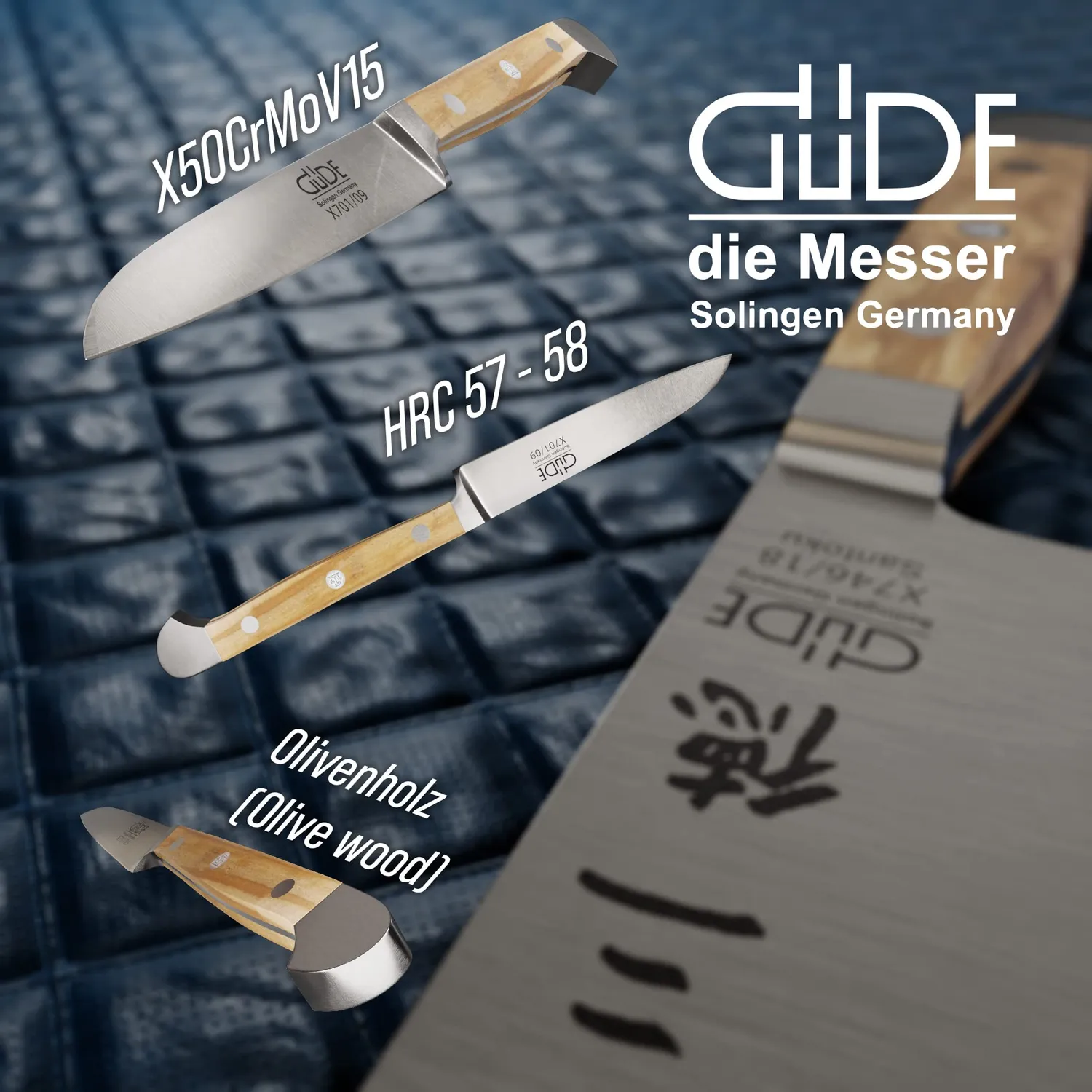 Güde Alpha-Olive Spelucchino 9 cm legno d'ulivo