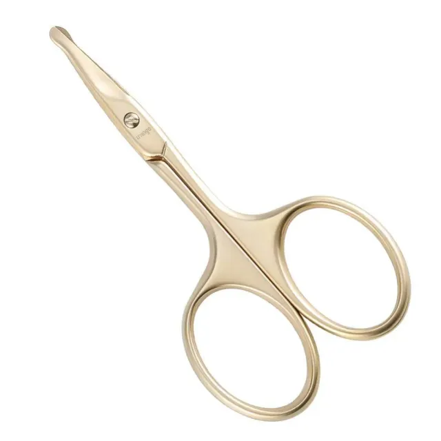 LIVINGO 8285 forbicine naso e baffi 2 pz punta tonda curve