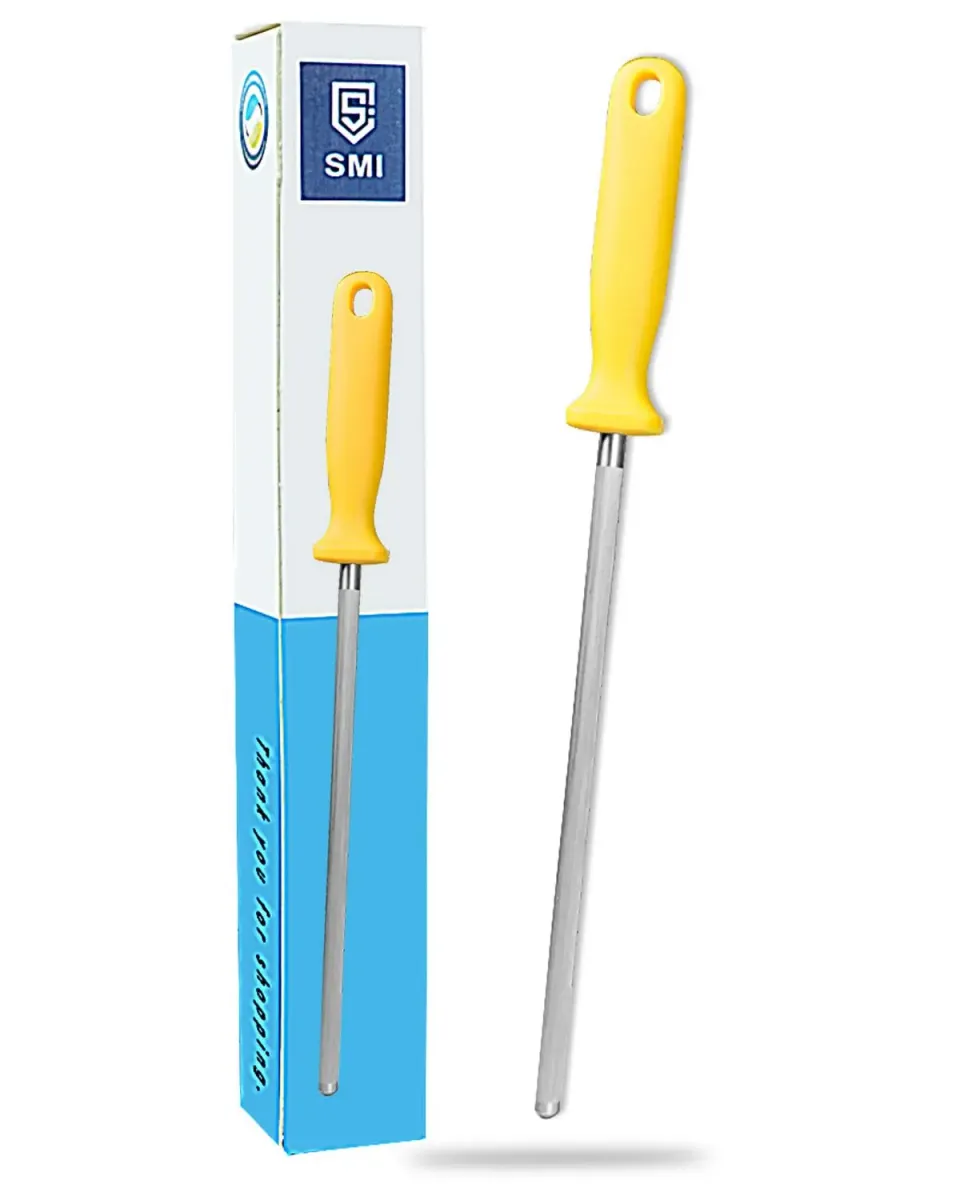 SMI Solingen 22,5 cm acciaio affilacoltelli cucina