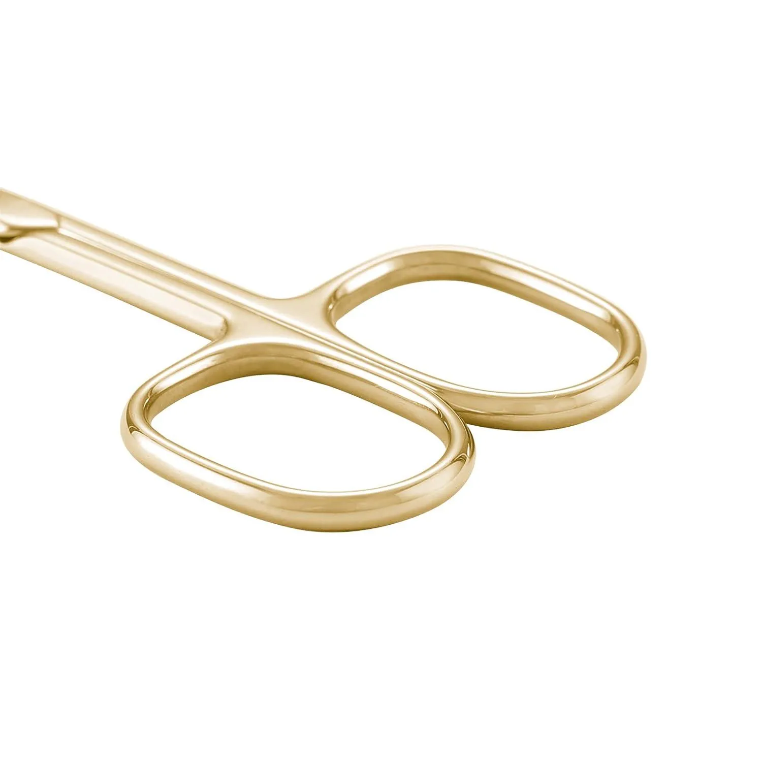 LIVINGO forbicine unghie curve 3,5 pollici oro manicure