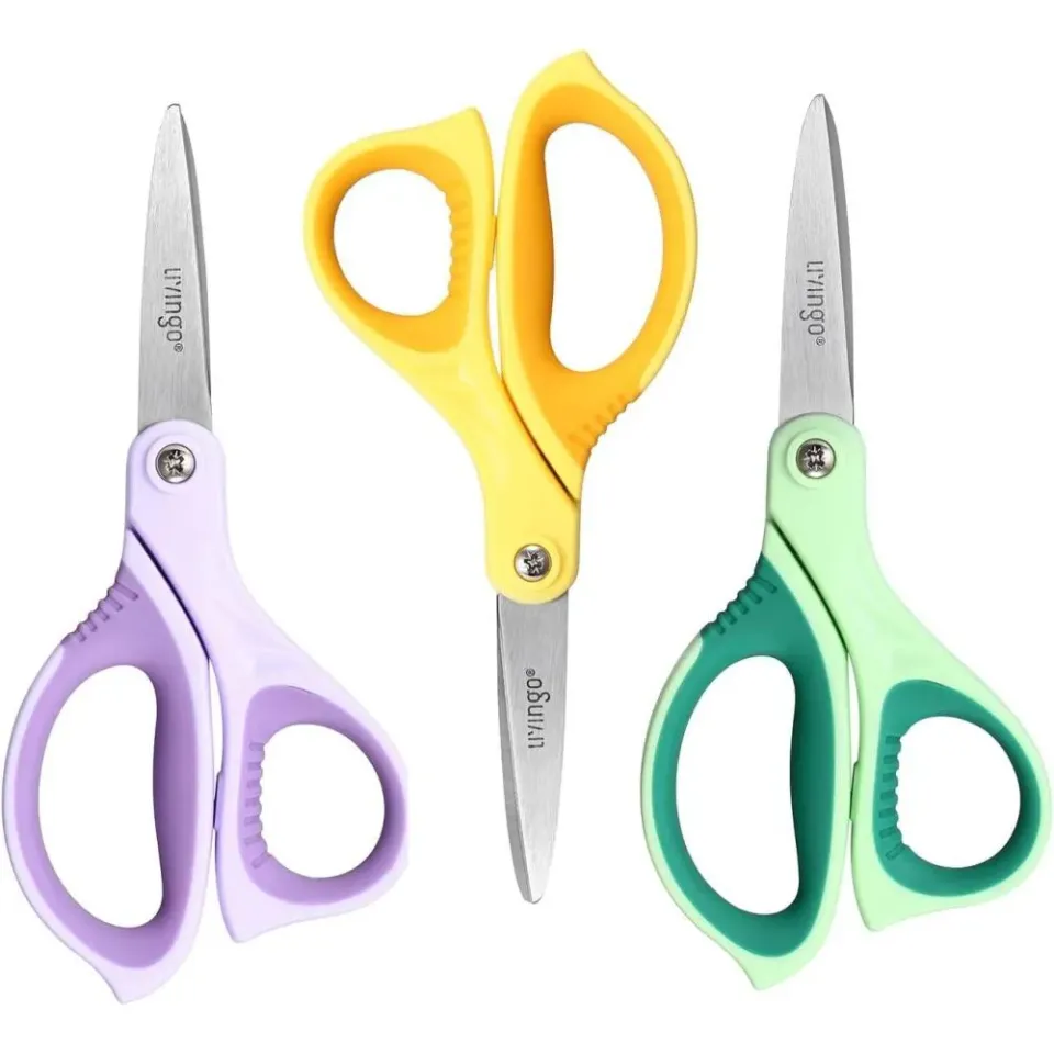 LIVINGO Forbici Bambini Punta 6" Scuola 8-11 Anni