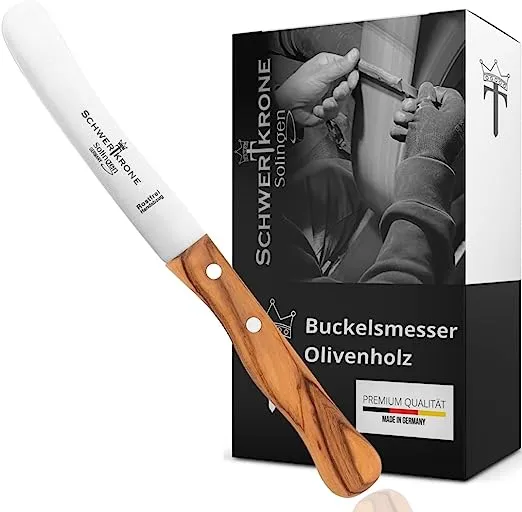 Schwertkrone Olive Classic Coltello da Burro Ulivo 22 cm
