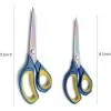 LIVINGO Forbici Sarto 8.5+9.5" Titanio Blu Giallo